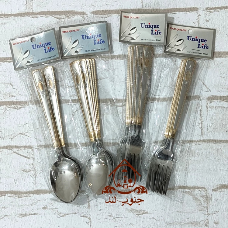سرویس قاشق و چنگال30 پارچه یونیک طرح خورشید