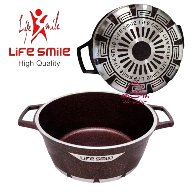 قابلمه تک لایف اسمایل سایز 32 مدل flcm 32p red