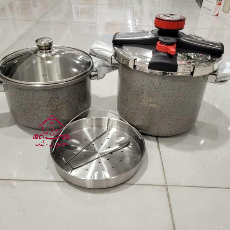 زودپز دوقلو لایف اسمایل ZDS_4+6M سایز 6 و 4 لیتری